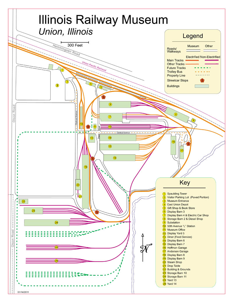 Map of the IRM Facilities